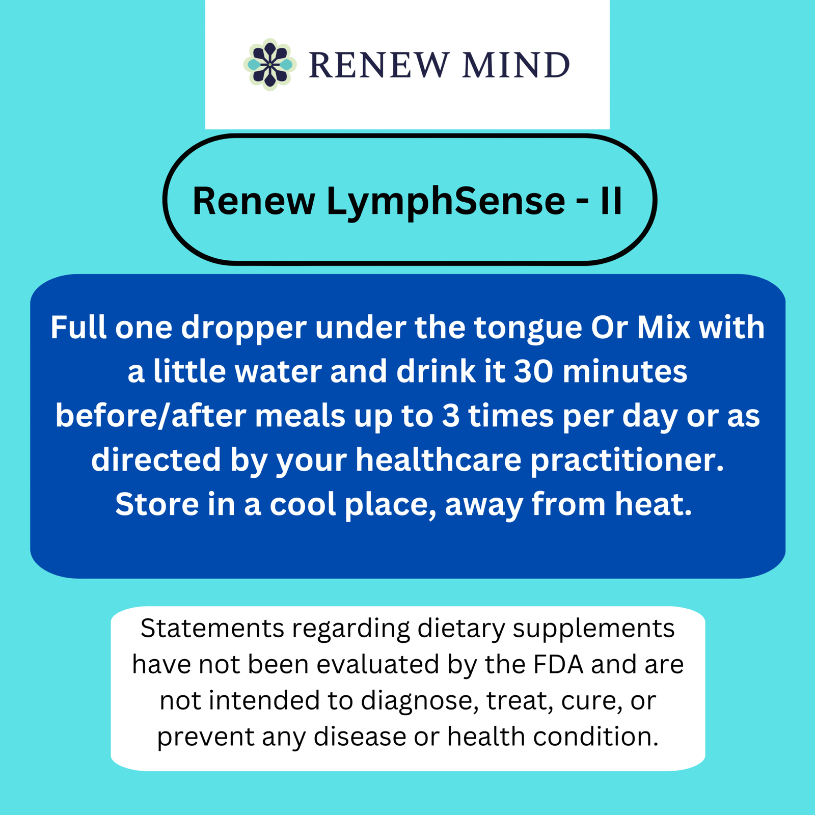 Renew Lymph Sense-II -2 fl oz - Image 2